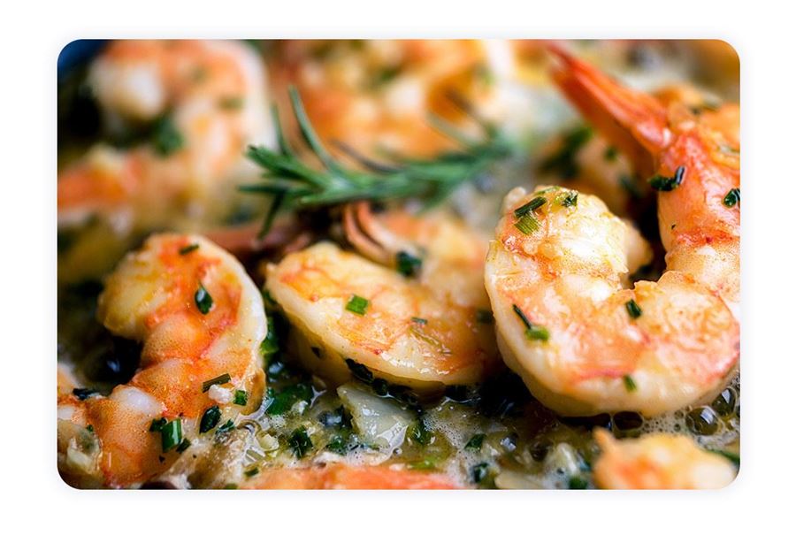 recipe image Jumbo-Shrimps-Pfanne mit Kräutern