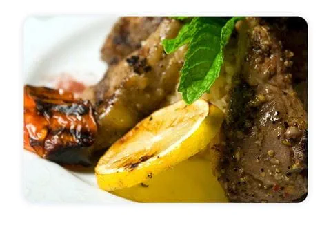 recipe image Lammhuft mit Zitronenmelissen-Sauce