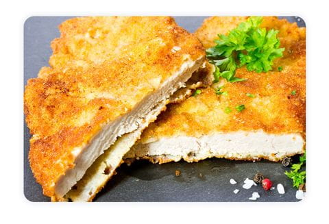 recipe image Escalope viennoise croustillante