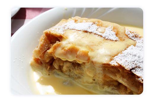 recipe image Tartelette aux pommes avec sauce à la vanille